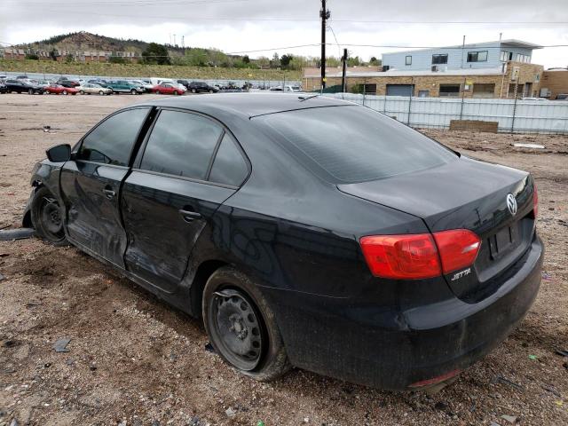 3VW2K7AJ1CM050018 - 2012 VOLKSWAGEN JETTA BASE 黑色 照片 2