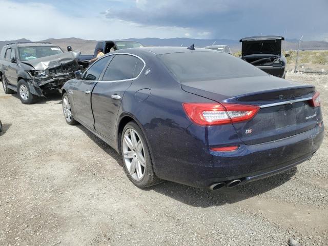 ZAM56RRA5E1116781 - 2014 MASERATI QUATTROPOR S BLUE photo 2