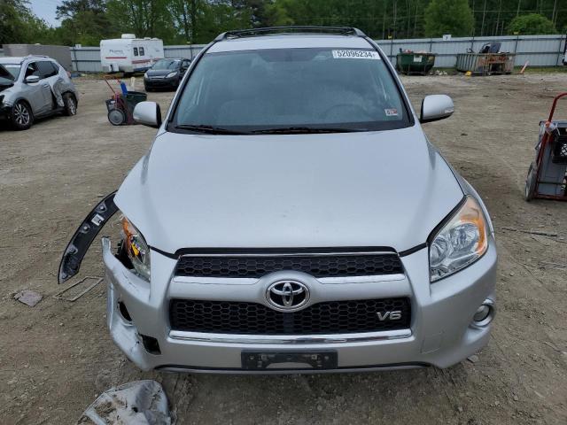 2T3DK4DV1CW083124 - 2012 TOYOTA RAV4 LIMITED SILVER photo 5