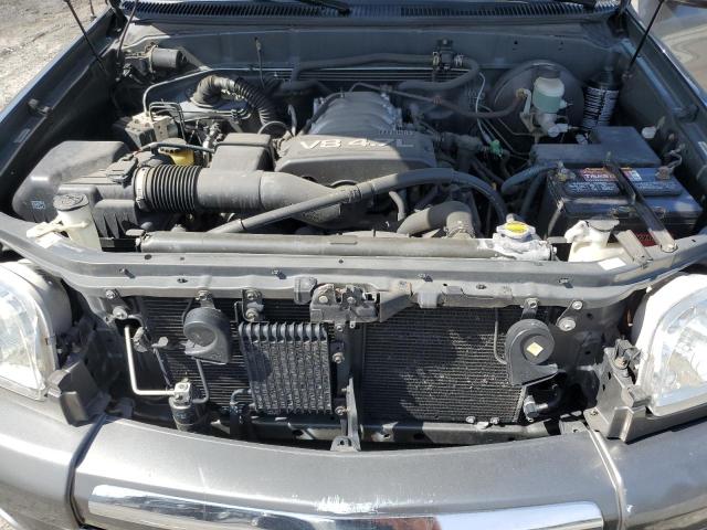 5TBBT44194S446136 - 2004 TOYOTA TUNDRA ACCESS CAB SR5 GRAY photo 11