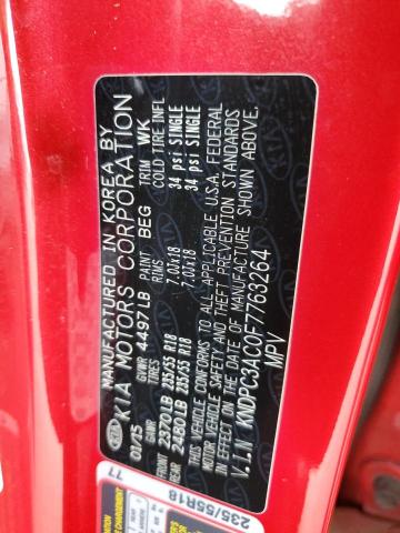KNDPC3AC0F7763264 - 2015 KIA SPORTAGE EX RED photo 12