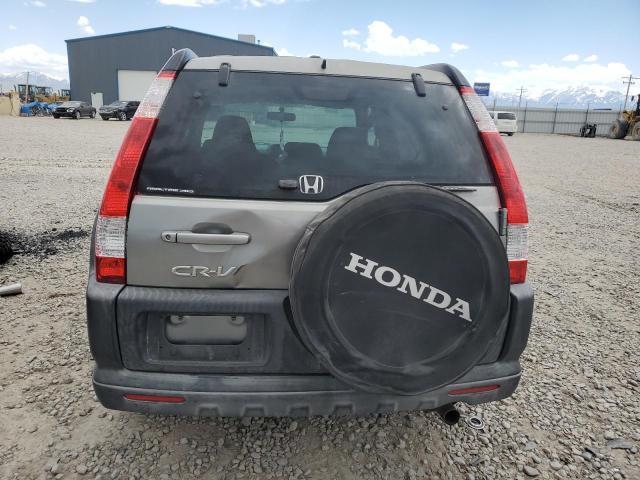 JHLRD78886C020229 - 2006 HONDA CR-V EX SILVER photo 6