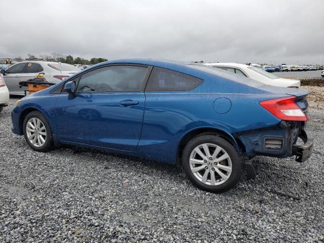 2HGFG3B9XCH518282 - 2012 HONDA CIVIC EXL BLUE photo 2