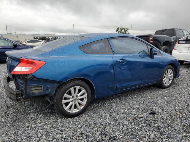 2HGFG3B9XCH518282 - 2012 HONDA CIVIC EXL BLUE photo 3