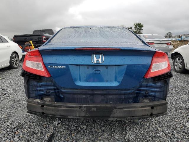 2HGFG3B9XCH518282 - 2012 HONDA CIVIC EXL BLUE photo 6