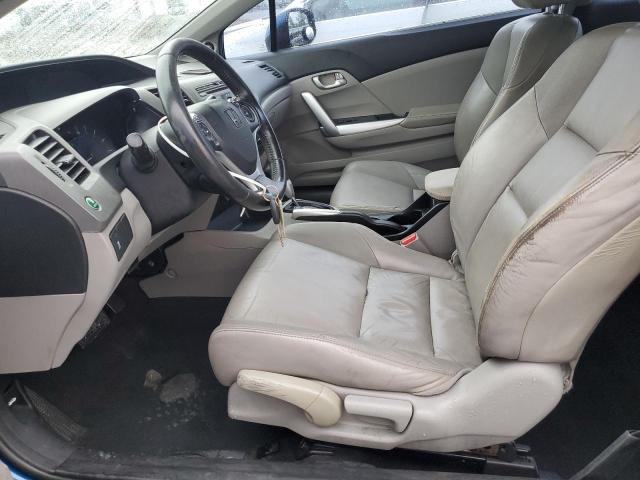 2HGFG3B9XCH518282 - 2012 HONDA CIVIC EXL BLUE photo 7