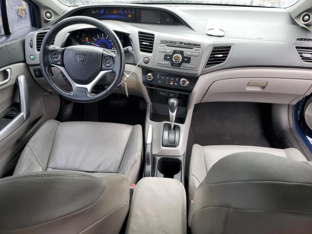 2HGFG3B9XCH518282 - 2012 HONDA CIVIC EXL BLUE photo 8