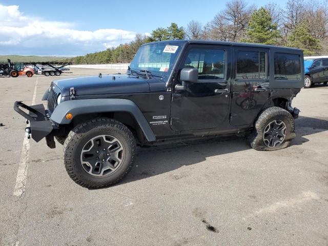 1C4BJWDG7DL505568 - 2013 JEEP WRANGLER SPORT BLACK photo 1