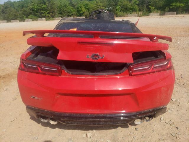 1G1FK3D61J0109307 - 2018 CHEVROLET CAMARO ZL1 წითელი ფოტო 6