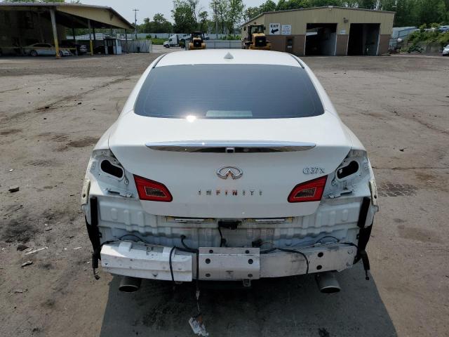 JN1CV6AR7DM768610 - 2013 INFINITI G37 WHITE photo 6