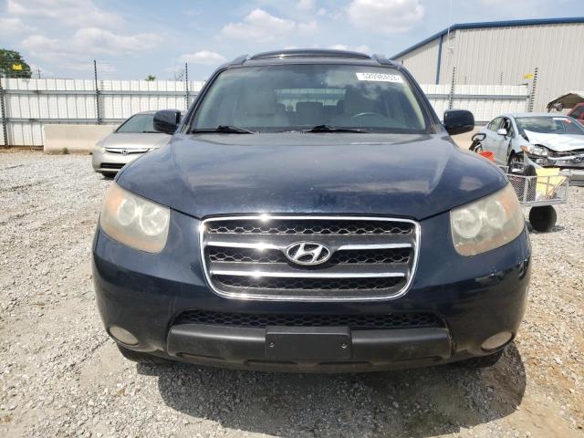 5NMSH13E87H107029 - 2007 HYUNDAI SANTA FE SE BLUE photo 5