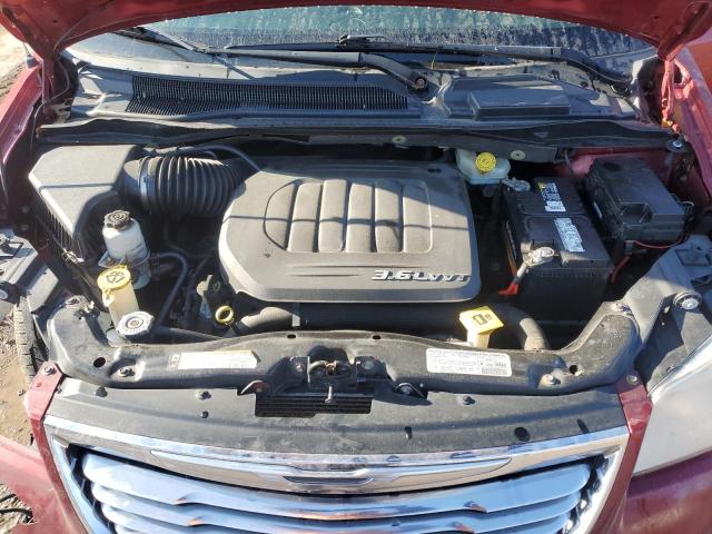 2C4RC1CG5DR558709 - 2013 CHRYSLER TOWN & COU TOURING L RED photo 12