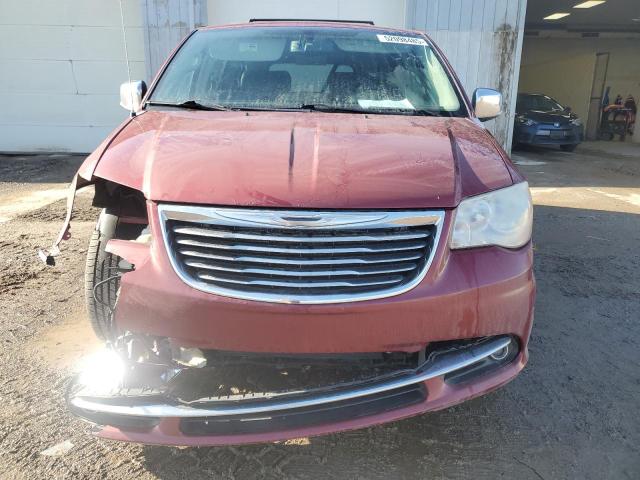2C4RC1CG5DR558709 - 2013 CHRYSLER TOWN & COU TOURING L RED photo 5