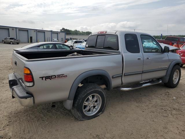 5TBRT341X2S234416 - 2002 TOYOTA TUNDRA ACCESS CAB SILVER photo 3