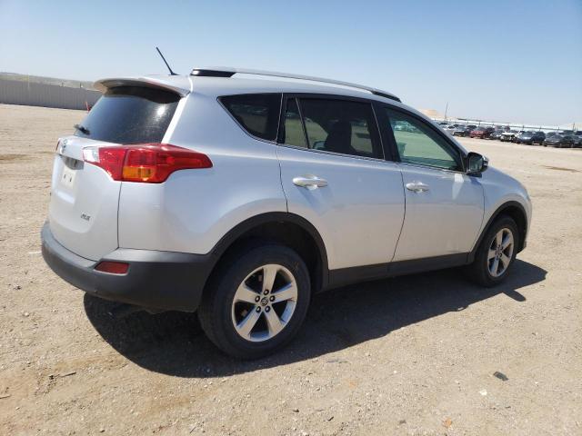 2T3WFREV1FW147255 - 2015 TOYOTA RAV4 XLE SILVER photo 3