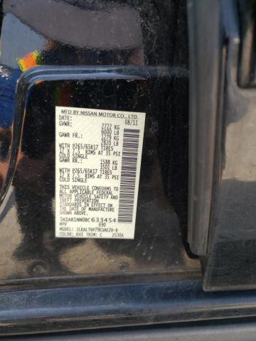 5N1AR1NN0BC633454 - 2011 NISSAN PATHFINDER S BLACK photo 13