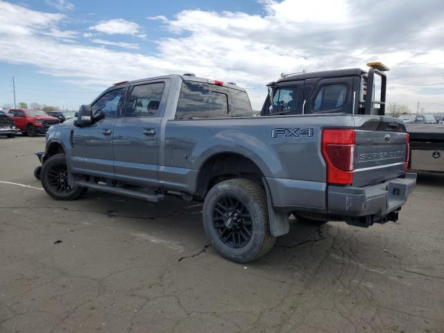 1FT8W3BTXNED01217 - 2022 FORD F350 SUPER DUTY GRAY photo 2