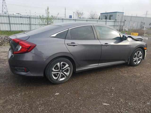 2HGFC2F50JH019551 - 2018 HONDA CIVIC LX GRAY photo 3