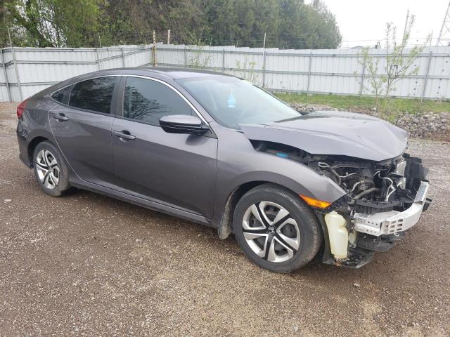 2HGFC2F50JH019551 - 2018 HONDA CIVIC LX GRAY photo 4