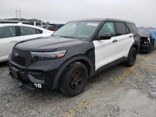 1FM5K8AB1LGA41999 - 2020 FORD EXPLORER POLICE INTERCEPTOR WHITE photo 1