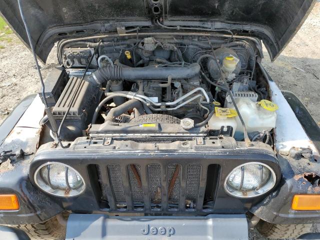 1J4FA59S84P732697 - 2004 JEEP WRANGLER / SAHARA BLACK photo 12