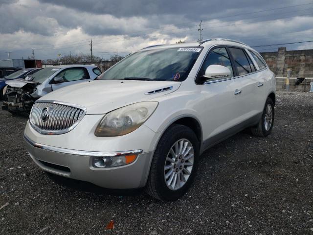 5GALRBED6AJ251872 - 2010 BUICK ENCLAVE CXL WHITE photo 1