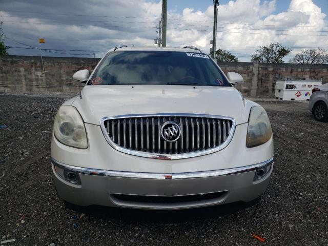 5GALRBED6AJ251872 - 2010 BUICK ENCLAVE CXL WHITE photo 5