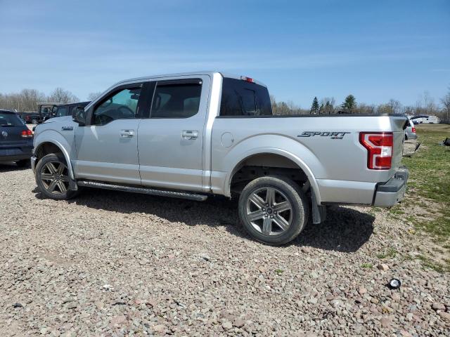 1FTEW1E58KFD24845 - 2019 FORD F150 SUPERCREW GRAY photo 2