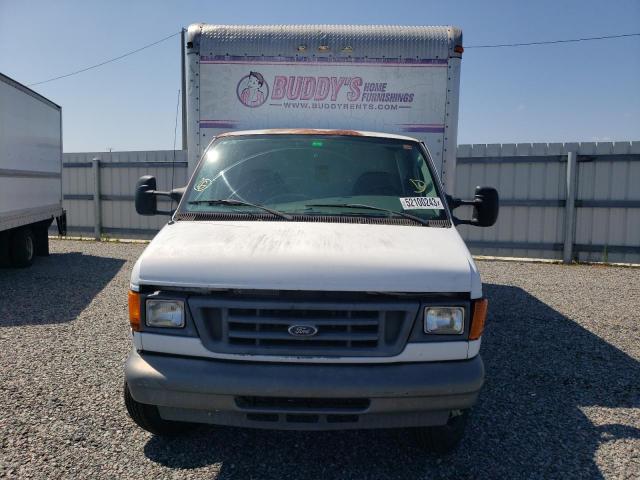 1FDWE35L77DA95039 - 2007 FORD ECONOLINE E350 SUPER DUTY CUTAWAY VAN WHITE photo 5