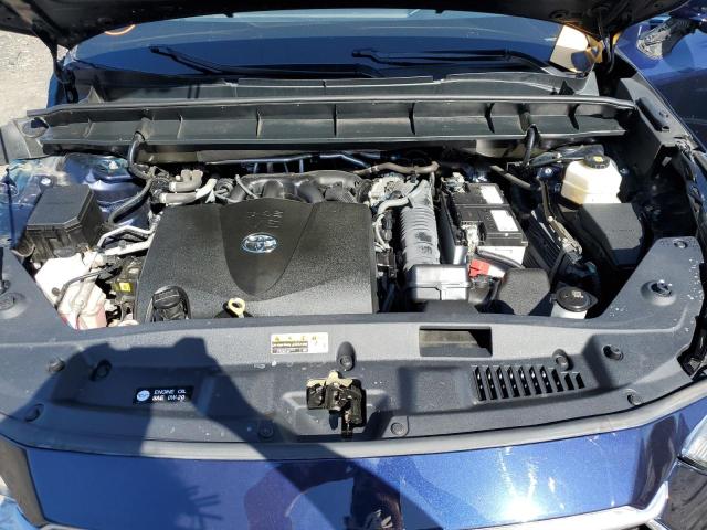 5TDGZRBH9MS119938 - 2021 TOYOTA HIGHLANDER XLE BLUE photo 12