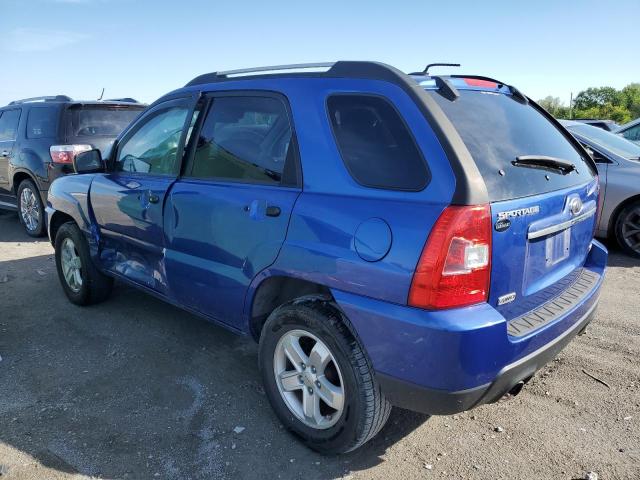 KNDJE723897585260 - 2009 KIA SPORTAGE LX BLUE photo 2