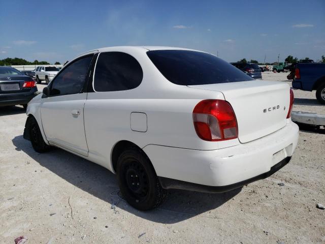 JTDAT123720249049 - 2002 TOYOTA ECHO WHITE photo 2