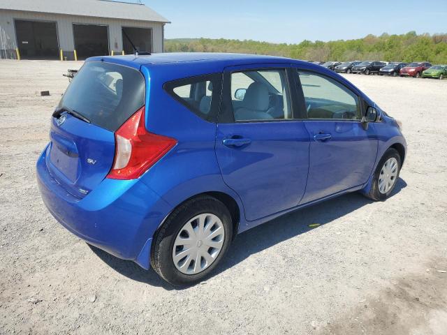 3N1CE2CP2EL437482 - 2014 NISSAN VERSA NOTE S BLUE photo 3