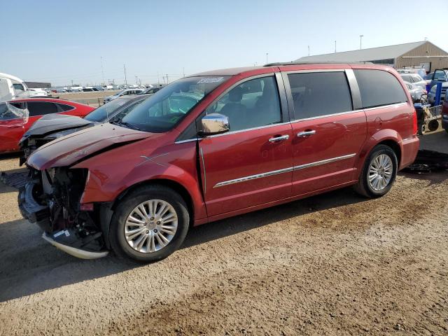 2C4RC1CG1CR270216 - 2012 CHRYSLER TOWN & COU TOURING L RED photo 1