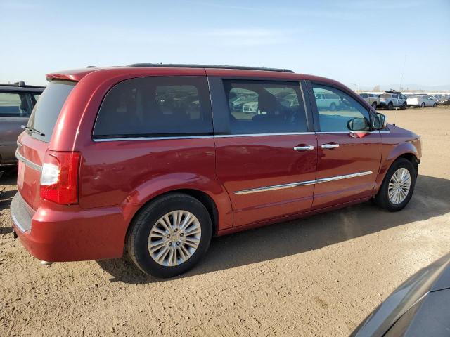 2C4RC1CG1CR270216 - 2012 CHRYSLER TOWN & COU TOURING L RED photo 3