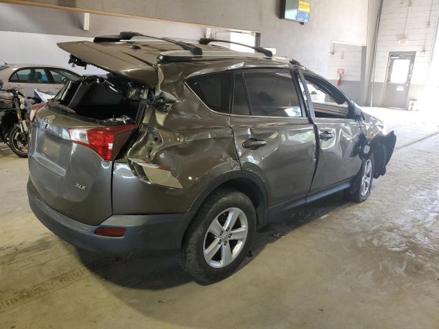 JTMWFREV5D5011599 - 2013 TOYOTA RAV4 XLE GRAY photo 3