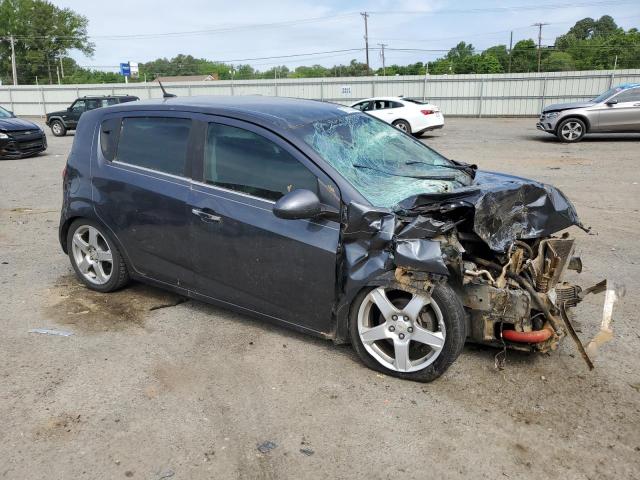 1G1JF6SB5C4176553 - 2012 CHEVROLET SONIC LTZ GRAY photo 4