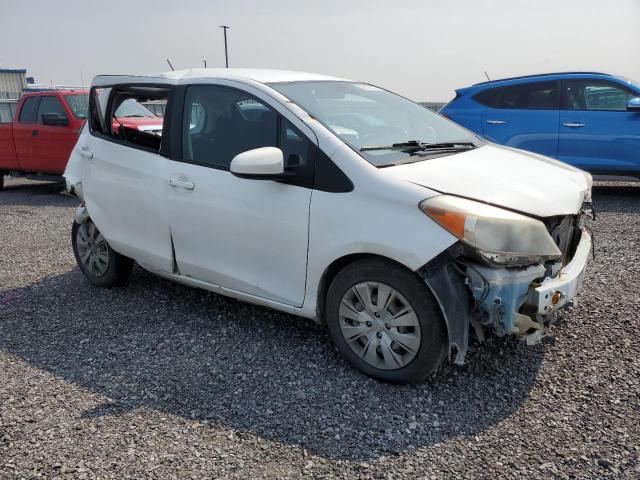 VNKKTUD35EA001424 - 2014 TOYOTA YARIS WHITE photo 4