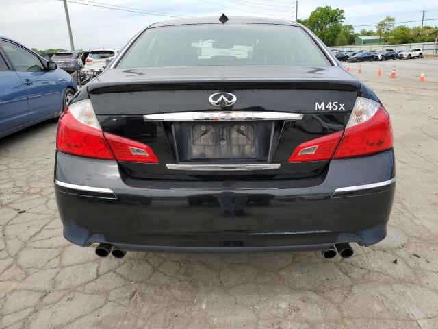 JNKBY01F38M550798 - 2008 INFINITI M45 BLACK photo 6