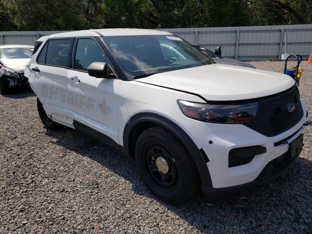 1FM5K8AW1LGA84452 - 2020 FORD EXPLORER POLICE INTERCEPTOR WHITE photo 4