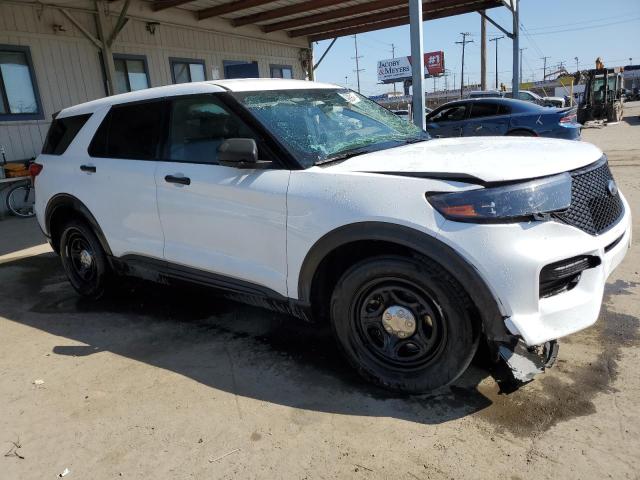 1FM5K8AB0NGC22188 - 2022 FORD EXPLORER POLICE INTERCEPTOR 白色 照片 4