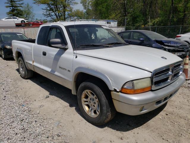 1B7GL42X22S513894 - 2002 DODGE DAKOTA SLT WHITE photo 4