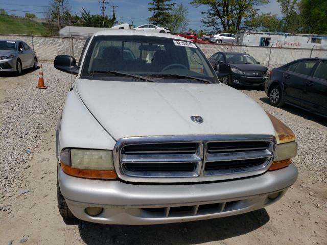 1B7GL42X22S513894 - 2002 DODGE DAKOTA SLT WHITE photo 5