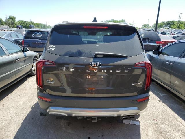 5XYP5DHC0LG050806 - 2020 KIA TELLURIDE SX GREEN photo 6