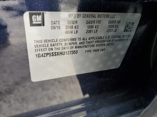 1G4ZP5SSXHU137350 - 2017 BUICK LACROSSE ESSENCE Mavi foto 13