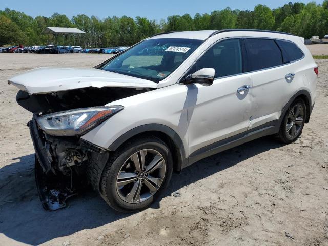 KM8SN4HF1FU111793 - 2015 HYUNDAI SANTA FE GLS WHITE photo 1