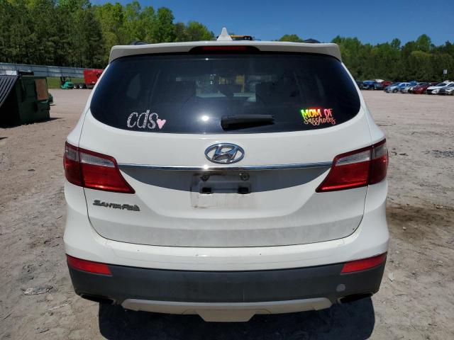 KM8SN4HF1FU111793 - 2015 HYUNDAI SANTA FE GLS WHITE photo 6