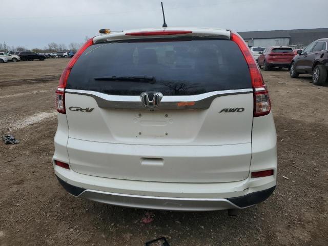 5J6RM4H54FL029697 - 2015 HONDA CR-V EX WHITE photo 6