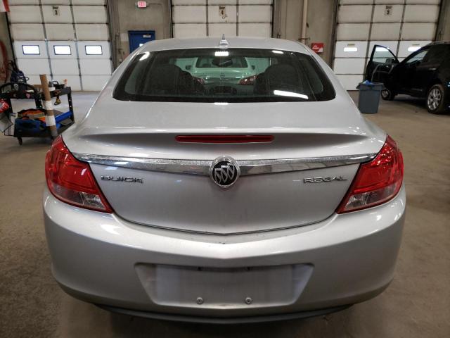 2G4GR5EKXC9156709 - 2012 BUICK REGAL SILVER photo 6