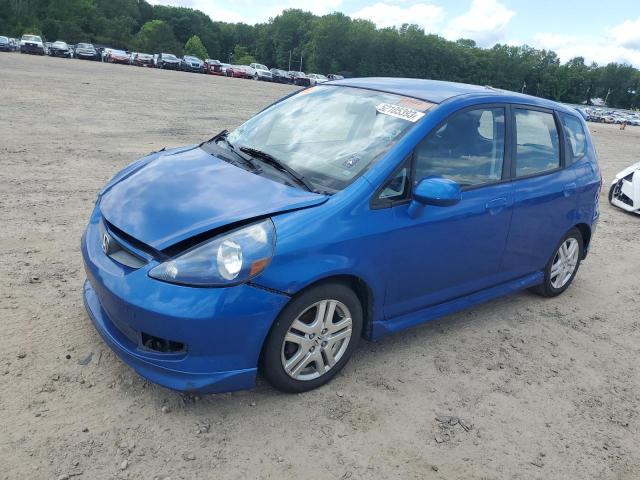 JHMGD386X7S019553 - 2007 HONDA FIT S 蓝色 照片 1